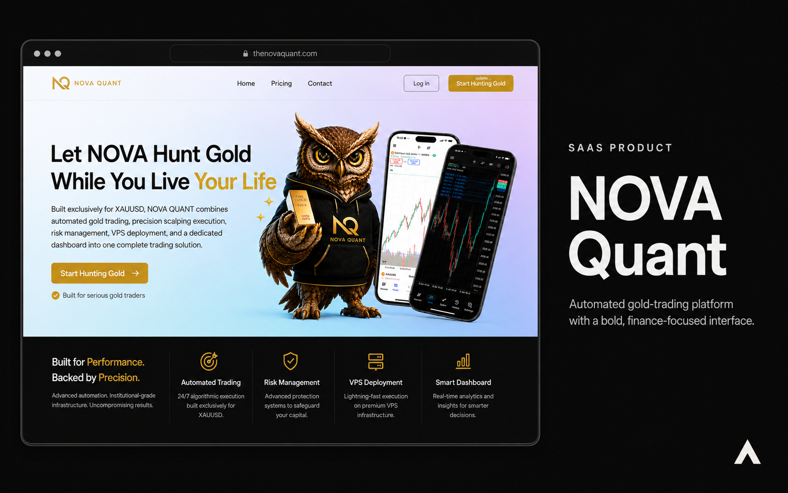 NOVA Quant platform screenshot